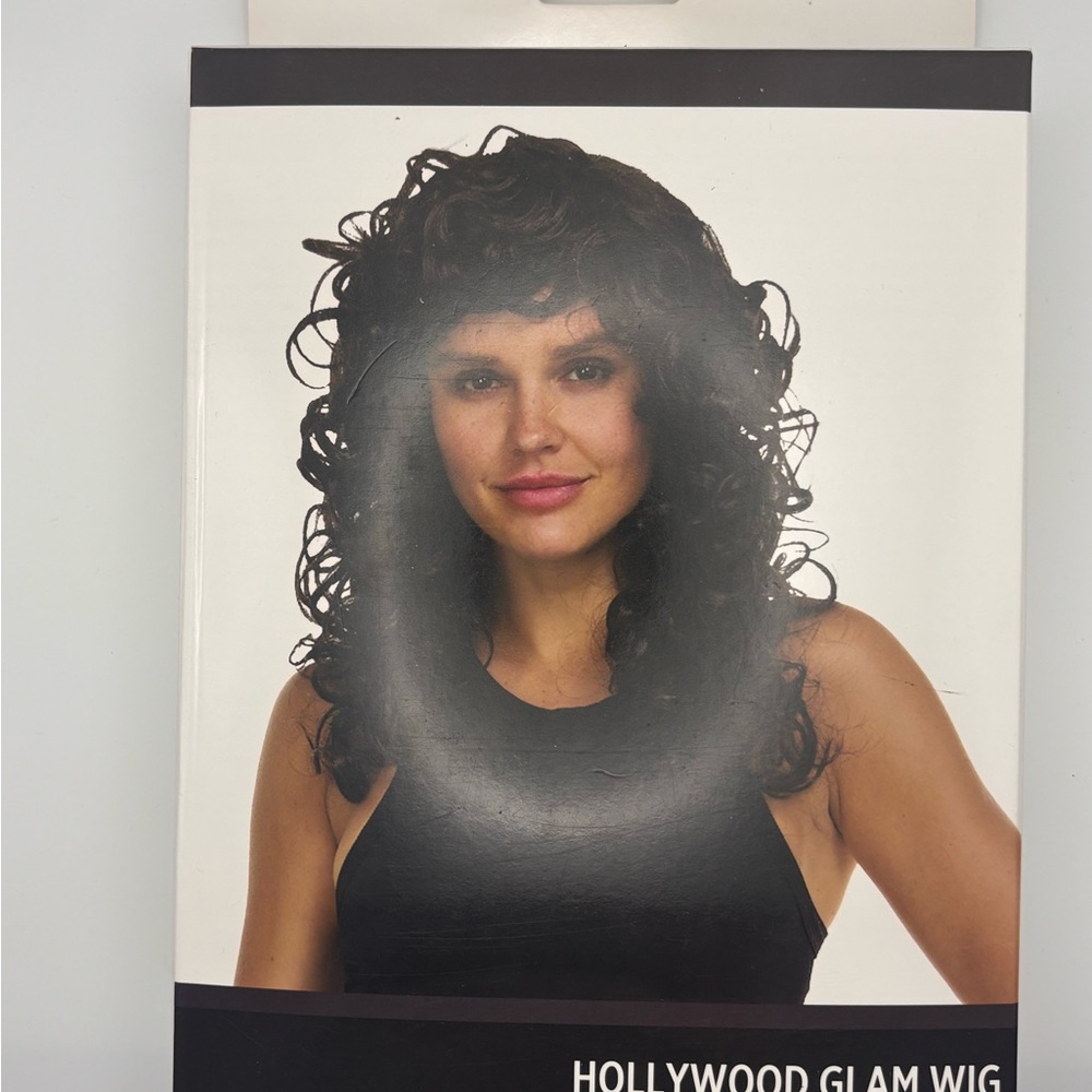 Hollywood Glam Black Wig